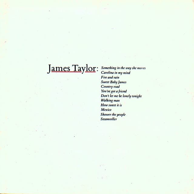 Album artwork for Greatest Hits by James Taylor