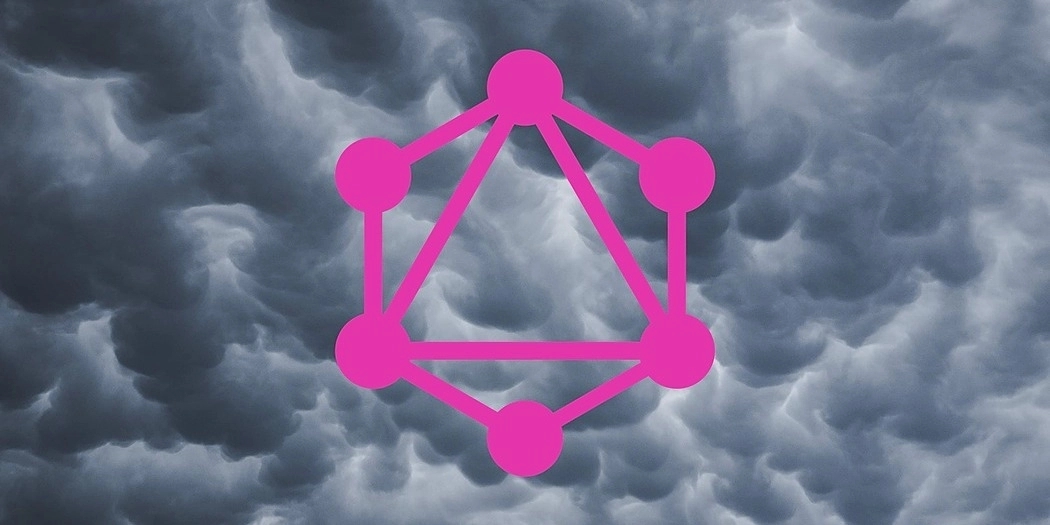 GraphQL logo on a cloud background