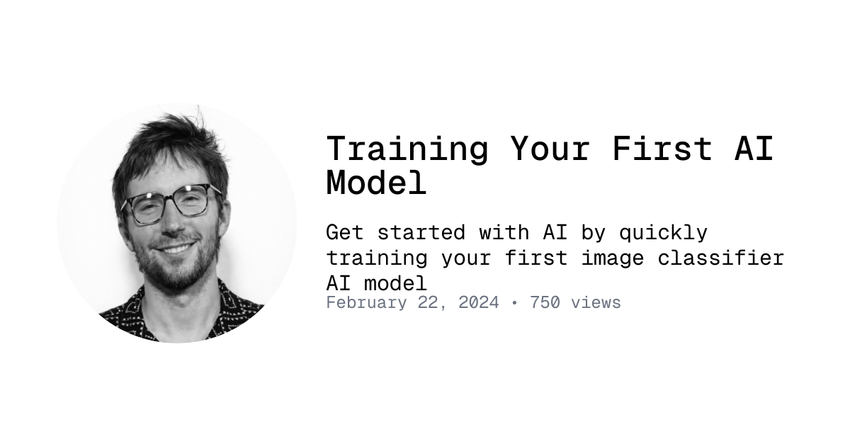 Training Your First AI Model | Nathan Thomas